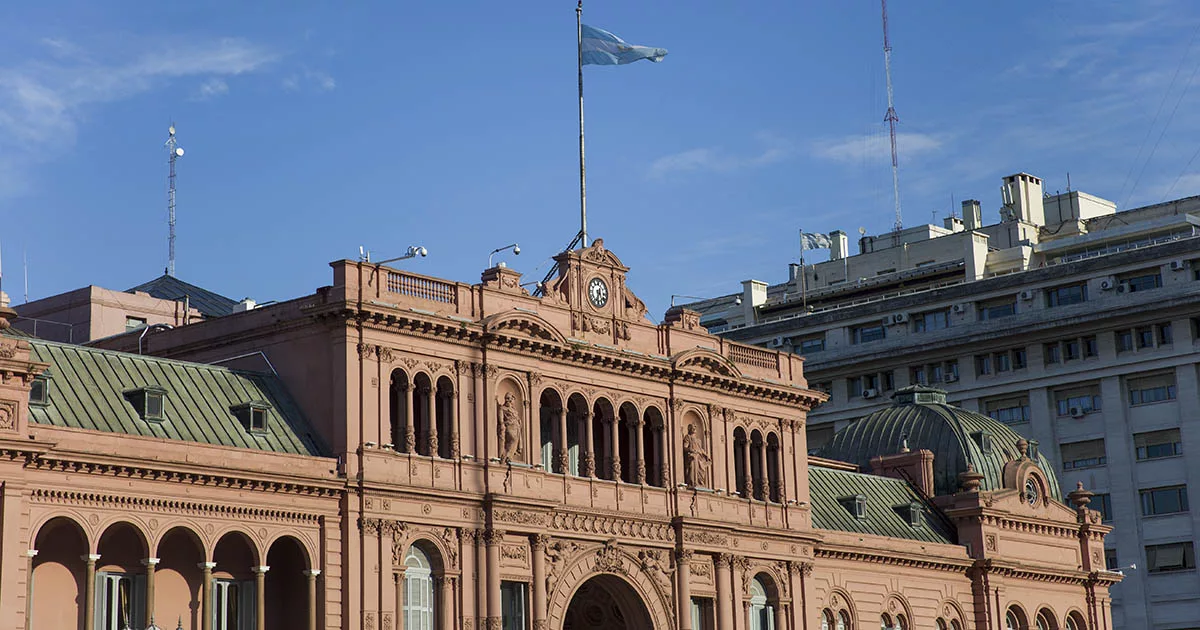Casa Rosada, der Regierungspalast in Buenos Aires. © Envato